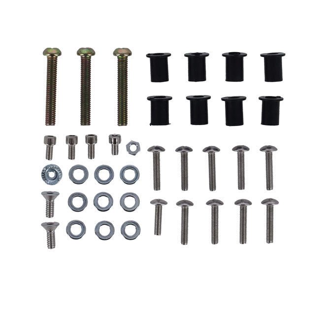Mcs, Road King Headlamp Nacelle Cover. Black Headlamp Kits Mcs