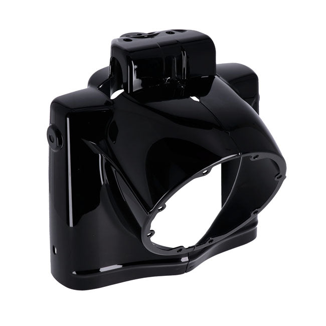 Mcs, Road King Headlamp Nacelle Cover. Black Headlamp Kits Mcs