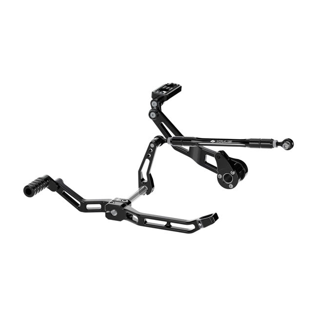 Kraus Motor Co. Max Lean Foot Controls, Black - 17+ Milwaukee 8 Shifter Parts Kraus Motor Co.