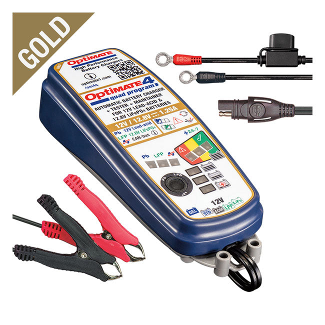 Tecmate, Opti Mate 4 Quad Program Battery Chargers Optimate