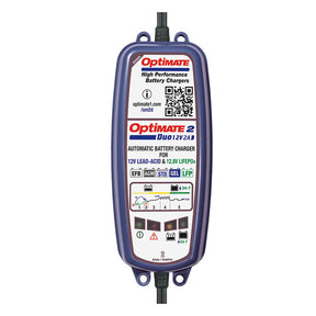 Tecmate, Optimate, 2 Duo 12 V Battery Charger. Bronze Battery Chargers Optimate