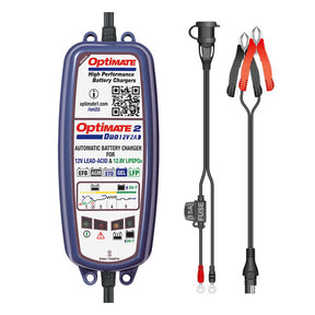 Tecmate, Optimate, 2 Duo 12 V Battery Charger. Bronze Battery Chargers Optimate