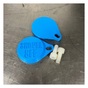 9Finger Fabrication, Shovelhead exhaust port cover set Tools Engine 9 Finger Fabrication Llc