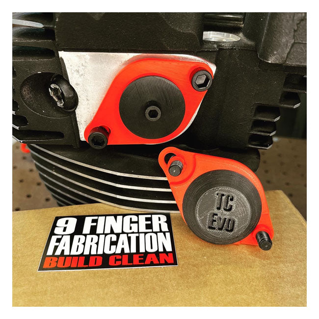 9Finger Fabrication, Evo/Twin Cam intake port cover set Tools Engine 9 Finger Fabrication Llc