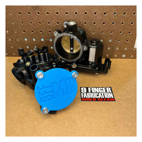 9Finger Fabrication, M8 throttle body intake cover Tools Manifold 9 Finger Fabrication Llc