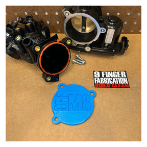 9Finger Fabrication, M8 throttle body intake cover Tools Manifold 9 Finger Fabrication Llc