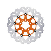 Galfer Brake Rotor Floating Wave Orange Brake Rotors Galfer