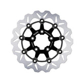 Galfer brake rotor. Wave. Floating. Black/Contrast. 330x5mm Brake Rotors Galfer