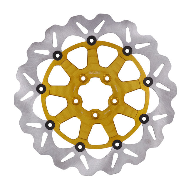 Galfer brake rotor. Wave. Floating. Gold. 330x5mm Brake Rotors Galfer