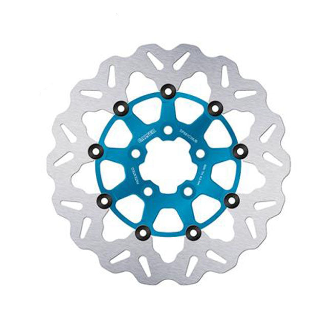 Galfer Brake Rotor Floating Wave Blue Brake Rotors Galfer