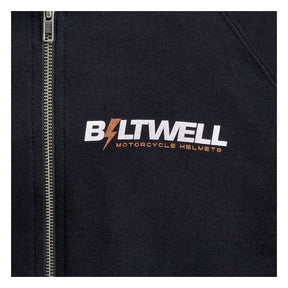 Biltwell Bolts zip hoodie black Hoodies Biltwell