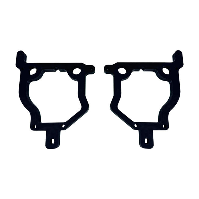Custom Dynamics Shark Demon™ Headlight AMP Spacer Kit - 15+ Road Glide Headlamp Mounting Custom Dynamics