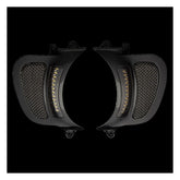 Custom Dynamics Vent Inserts LED Turn Signal, Gloss Black - 15+ Touring Turn Signals Fairing Custom Dynamics