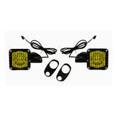 Custom Dynamics Shark Demon™ SAE Selective Yellow LED Front Turn Signals - 15+ Road Glide Indicator Lights Led Custom Dynamics