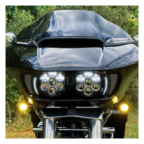 Custom Dynamics Shark Demon™ SAE Selective Yellow LED Front Turn Signals - 15+ Road Glide Indicator Lights Led Custom Dynamics
