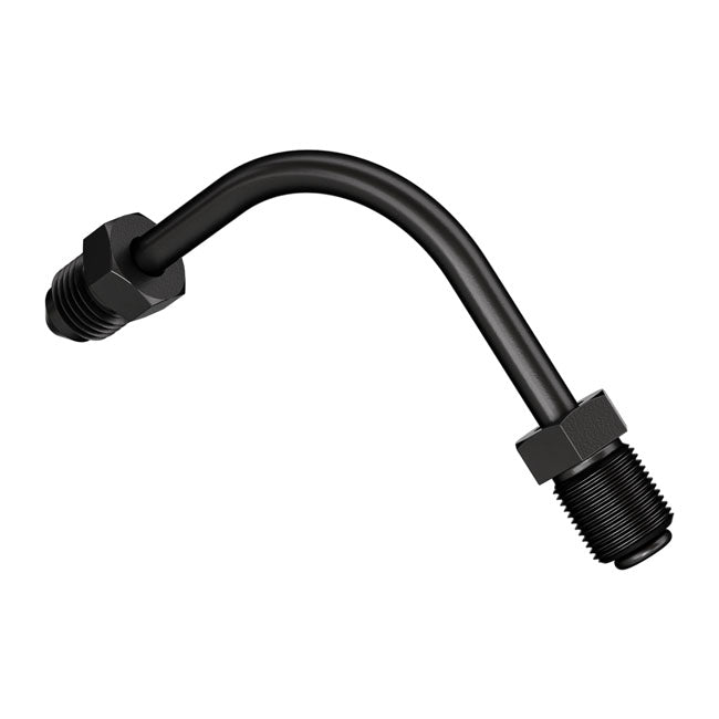 Goodridge, pipe fitting 90 degree bend. Black Brake Line Adapter Fittings Goodridge