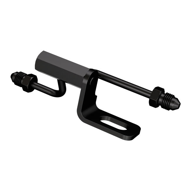 Goodridge Steel brake tee. Black plated carbon steel Brake Tees Goodridge
