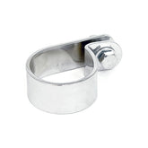 Paughco, Muffler P-clamp 1-3/4" chrome Exhaust Mount Parts Paughco