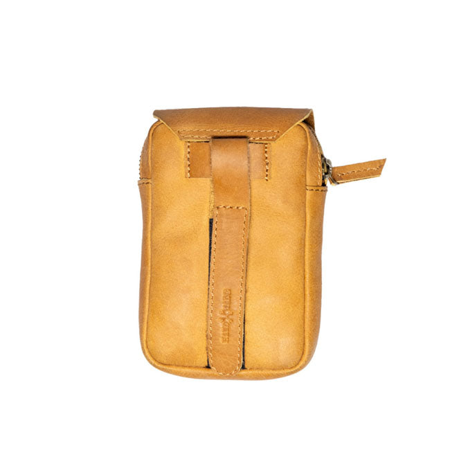 Trip Machine Utility Pouch Vintage Tan Touring Luggage Tripmachine