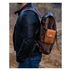 Trip Machine Utility Pouch Vintage Tan Touring Luggage Tripmachine