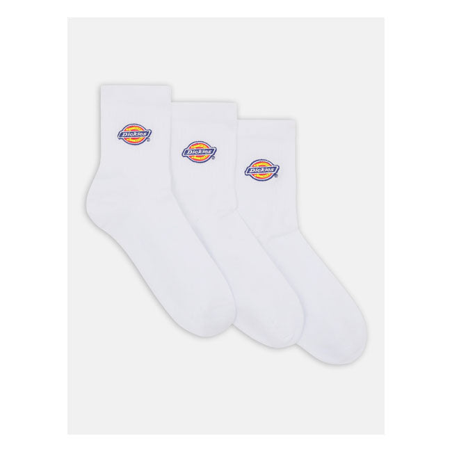 Dickies Valley Grove Mid Sock, White Socks Dickies 39/42