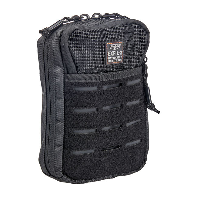 Biltwell Bag Exfil 3 Gen 2 Black Touring Luggage Biltwell