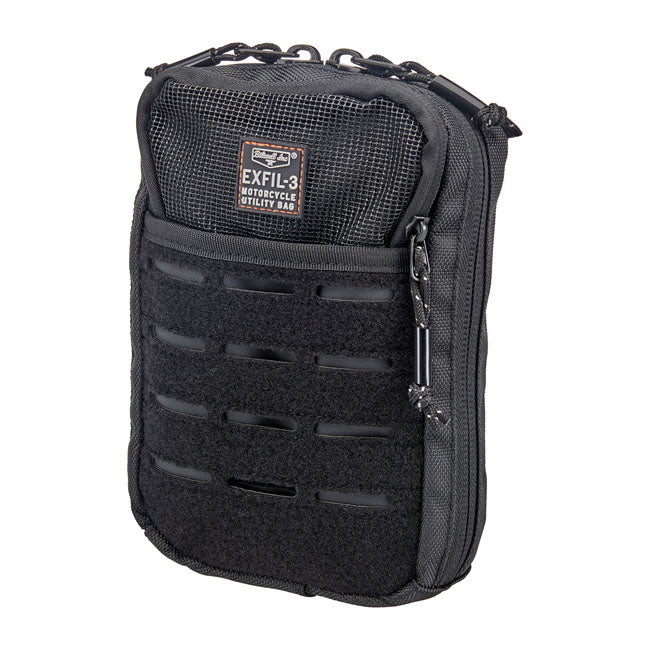Biltwell Bag Exfil 3 Gen 2 Black Touring Luggage Biltwell