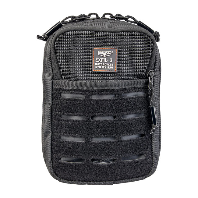 Biltwell Bag Exfil 3 Gen 2 Black Touring Luggage Biltwell