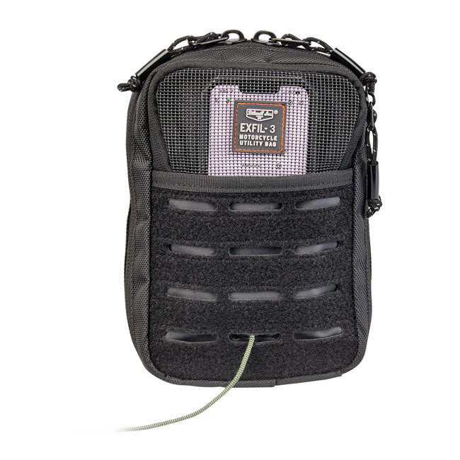 Biltwell Bag Exfil 3 Gen 2 Black Touring Luggage Biltwell