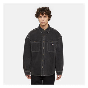 Dickies Houston Shirt, Black Wash Shirt Dickies