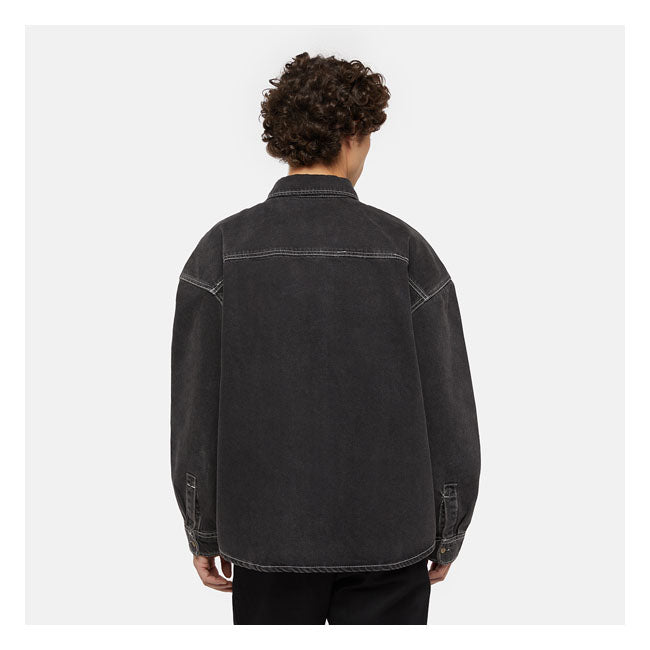 Dickies Houston Shirt, Black Wash Shirt Dickies