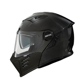 Simpson Helmets Darksome (Mod Bandit) Helmet, Carbon Modular Helmet Simpson Helmets XS