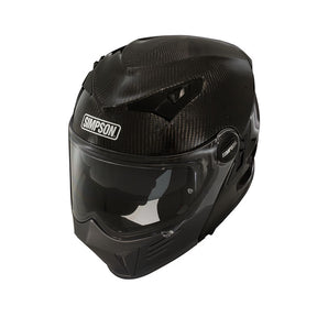 Simpson Helmets Darksome (Mod Bandit) Helmet, Carbon Modular Helmet Simpson Helmets