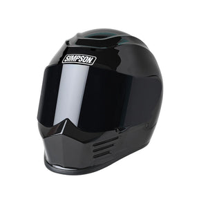 Simpson Helmets Speed Helmet, Black Metal Helmets Simpson Helmets
