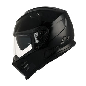 Simpson Venom (Ghost Bandit) Helmet, Black Metal Full Face Helmet Simpson Helmets