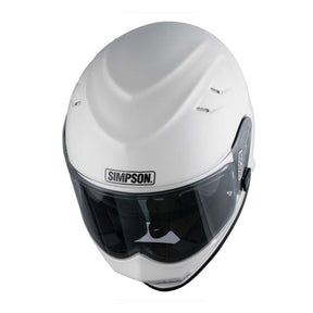 Simpson Helmets Venom (Ghost Bandit) Helmet, White Helmets Simpson Helmets