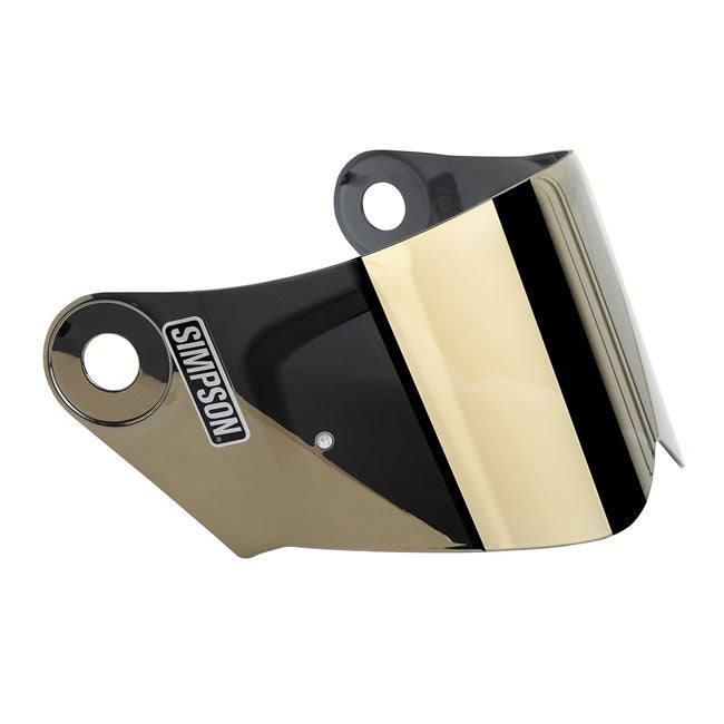 Simpson Helmets Visor, Gold - Simpson Darksome (Mod Bandit) Helmet Helmets Simpson Helmets