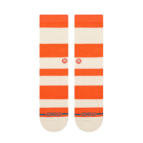 Fred Crew Sock, Orange Socks Stance