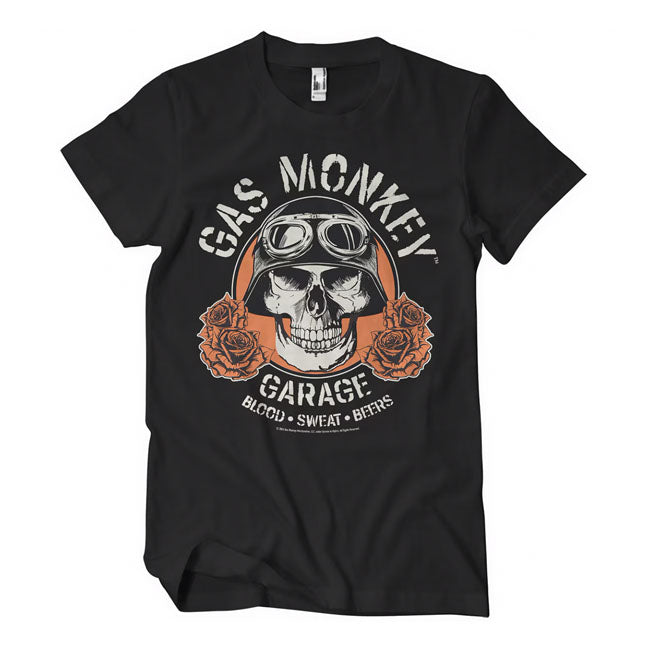 Gmg Garage Skull T Shirt Black T-Shirt Gas Monkeys Garage