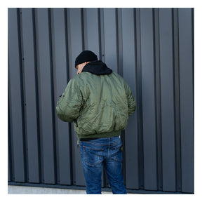 MA-1 Bomber flight jacket green Jackets Male Army Surplus