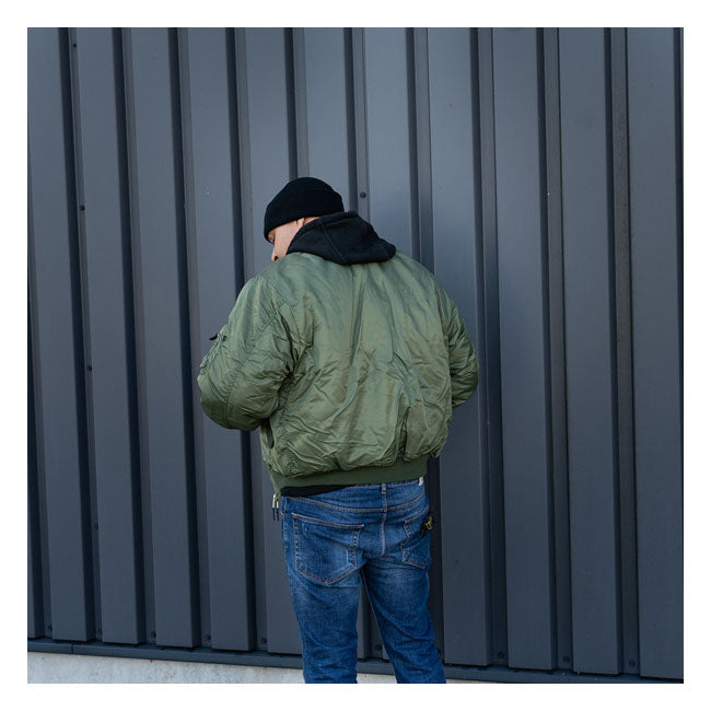 MA-1 Bomber flight jacket green Jackets Male Army Surplus
