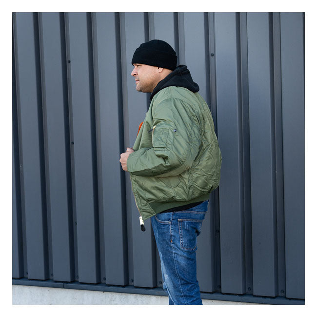 MA-1 Bomber flight jacket green Jackets Male Army Surplus