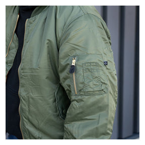 MA-1 Bomber flight jacket green Jackets Male Army Surplus