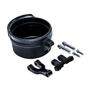 Performance Machine (Pm) Kit Gauge Relocation Round Bla Handlebars Performance Machine