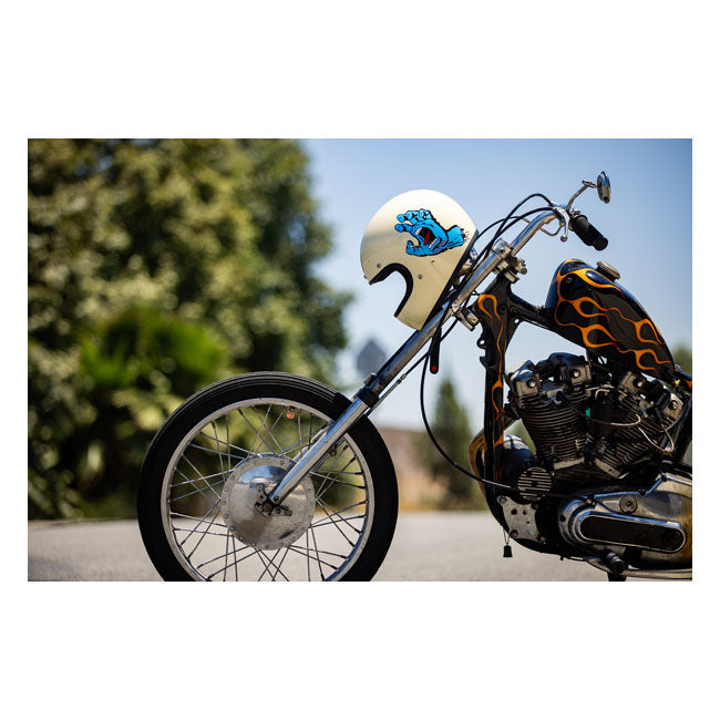 Biltwell Gringo Santa Cruz handmade helmet vintage white HELMETS Biltwell