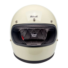 Biltwell Gringo Santa Cruz handmade helmet vintage white HELMETS Biltwell