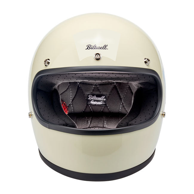 Biltwell Gringo Santa Cruz handmade helmet vintage white HELMETS Biltwell