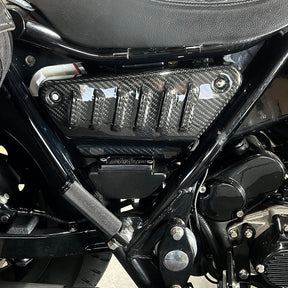 DMR Carbon Fiber Louvered Side Covers - FXR