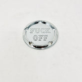 F*ck Off 5 Holes Ignition Cover, Chrome - Twin Cam Timing Cover Death Metal Racing