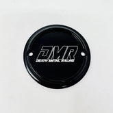 DMR Words 2 Holes Ignition Cover, Black - Shovel & Evo & 04+ Sportster Death Metal Racing